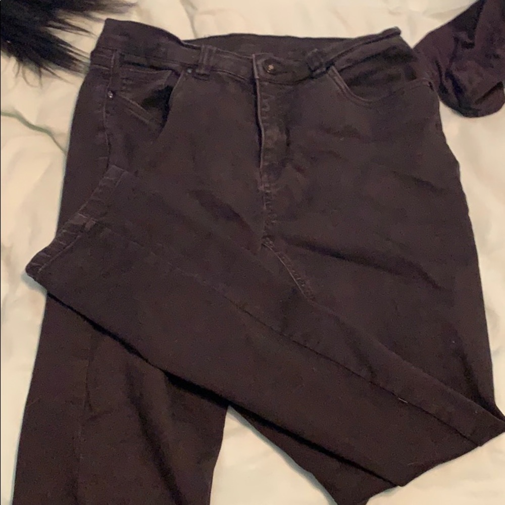 Jessica Simpson black mid Rise pants
